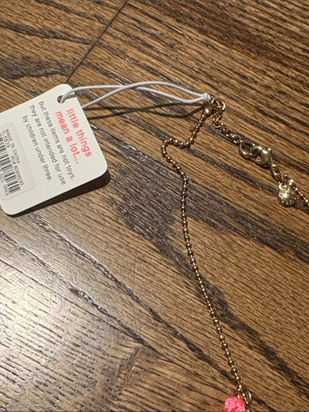 Crewcuts lemon and lobster necklace